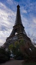 Eiffel Tower Tour Paris, France Skyline