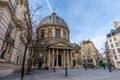 Exterior view of Notre-Dame-de-l\'Assomption Roman catholic church, Paris, France Royalty Free Stock Photo