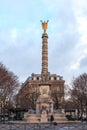 Paris, France - January 17, 2019: Fontaine de la Victoire in Paris
