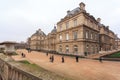 Paris, France - January 18, 2019: The Luxembourg Palace in the Luxembourg Gardens Royalty Free Stock Photo