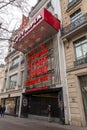 The Olympia is a concert venue in the 9th arrondissement of Paris, France Royalty Free Stock Photo