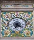 Reaumur Store Clock, 82-92 rue Reaumur in Paris Royalty Free Stock Photo