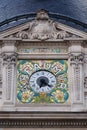 Reaumur Store Clock, 82-92 rue Reaumur in Paris Royalty Free Stock Photo