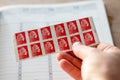 The red stamp of the Post Office, to send a priority letter, has been abolished since January 1, 2023