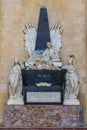 Tomb of French military engineer Sebastien Le Prestre de Vauban in Les Invalides museum complex in Paris, France