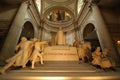 Interior view of the Pantheon in Paris Royalty Free Stock Photo