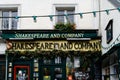 PARIS, FRANCE - Jul 20, 2018: Shakespeare and company store front in Paris, France
