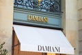 Damiani luxury store in place Vendome in Paris, France