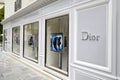 Dior fashion luxury store in avenue Montaigne in Paris, France