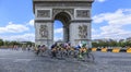 The Feminine Peloton in Paris - La Course by Le Tour de France 2016 Royalty Free Stock Photo