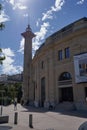 Paris, France - July 14, 2023 - The Front facade of Bourse de Commerce - Commodities Exchange building Royalty Free Stock Photo