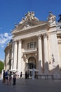 Paris, France - July 14, 2023 - The Front facade of Bourse de Commerce - Commodities Exchange building Royalty Free Stock Photo