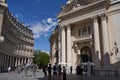 Paris, France - July 14, 2023 - The Front facade of Bourse de Commerce - Commodities Exchange building Royalty Free Stock Photo