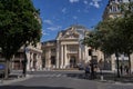 Paris, France - July 14, 2023 - The Front facade of Bourse de Commerce - Commodities Exchange building Royalty Free Stock Photo