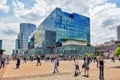 PARIS, FRANCE - JULY 06, 2016 :La Defense, Business Quarter with Royalty Free Stock Photo