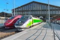 PARIS, FRANCE - JULY 07, 2016 : Modern speed passenger train on