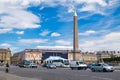 The Place de la Concorde and the Luxor Obelisk on a summer day in Paris Royalty Free Stock Photo