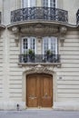 PARIS, FRANCE - July 07, 2023: Unusual doors of Paris