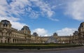 View of Louvre museum Royalty Free Stock Photo