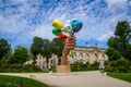 Bouquet of Tulips sculpture by American artist Jeff Koons, which is located outside the Petit Palais in Paris, France Royalty Free Stock Photo