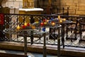 PARIS, FRANCE - JUNE 23, 2017: Candles in the Notre-Dame de Paris church. Royalty Free Stock Photo