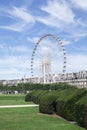 PARIS, FRANCE - June 29, 2022: Ferris wheel in the Tuileries Garden Royalty Free Stock Photo