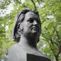 HonorÃÂ© de Balzac statue Royalty Free Stock Photo