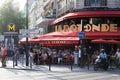 La Rotonde in the Montparnasse Quarter - one of the most legendary and the famous Parisian cafes. There were often
