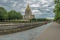 Paris, France - June 22, 2016: Les Invalides is a complex of museums in Paris, the military history museum of France, and the tomb