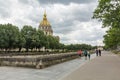 Paris, France - June 25, 2016: Les Invalides is a complex of museums in Paris, the military history museum of France, and the tomb