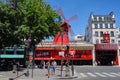 Paris, France - June 28, 2015: Moulin Rouge Royalty Free Stock Photo