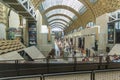 PARIS, FRANCE - JUNE 23 2016: The museum D Orsay in Paris, France, view from the street. Musee dOrsay has the largest collection Royalty Free Stock Photo