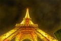 Tour Eiffel night Royalty Free Stock Photo