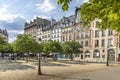 Place Dauphine in Paris, France Royalty Free Stock Photo