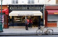 Traditional elegant french bakery shop Maison Collet located at Montorgueil street in Paris