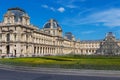 PARIS, FRANCE - JUNE 23, 2017: View of the Pavillons Turgot, Richelieu, Colbert in Louvre. Is the world`s largest art museum and