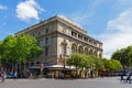 PARIS, FRANCE - JUNE 23, 2017: View of the Theatre de la Ville City Theatre or Sarah-Bernhardt. Is one of the two theatres built