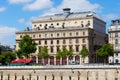 PARIS, FRANCE - JUNE 23, 2017: View of the Theatre de la Ville City Theatre or Sarah-Bernhardt. Is one of the two theatres built