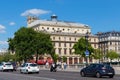 PARIS, FRANCE - JUNE 23, 2017: View of the Theatre de la Ville City Theatre or Sarah-Bernhardt. Is one of the two theatres built