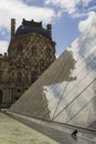 Paris, France: Louvre Museum. July 11th, 2018 Royalty Free Stock Photo