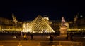 The Louvre Museum is one of the world`s largest museums Royalty Free Stock Photo