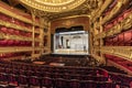 Paris, France - March 17, 2018: Auditorium inside of the Palais Garnier Opera Garnier in Paris, France. It was originally called Royalty Free Stock Photo