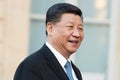 PARIS, FRANCE - MARCH 25, 2018 : Xi Jinping at the Elysee Palace. Royalty Free Stock Photo