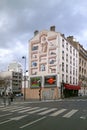 Murals located at the junction of the streets of the Croix Nivert, FrÃÂ¨res Morane and Javel in Paris