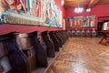 Interior of Cluny museum, Paris