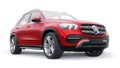 Paris. France. March 26, 2022. Mercedes-Benz GLE 2020. Expensive premium mid-size SUV for every day for work and family Royalty Free Stock Photo