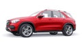 Paris. France. March 26, 2022. Mercedes-Benz GLE 2020. Expensive premium mid-size SUV for every day for work and family Royalty Free Stock Photo