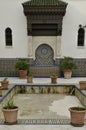 Tiles bench in Moorish patio
