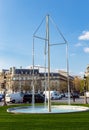 Crystal fountains at rond-point des champs-elysee