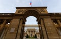 Palace of the Legion of Honor in Paris . Parisian palace complex in the style of mature classicism, Headquarters of the Royalty Free Stock Photo